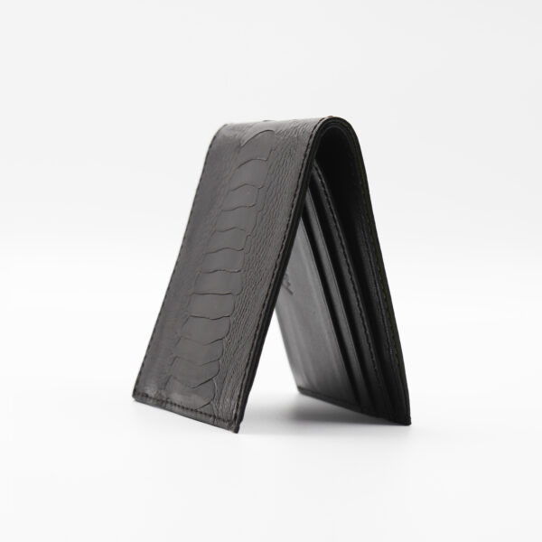 Jimmy Ro / Winklmayr - Espresso " Ostrich Leather Wallet