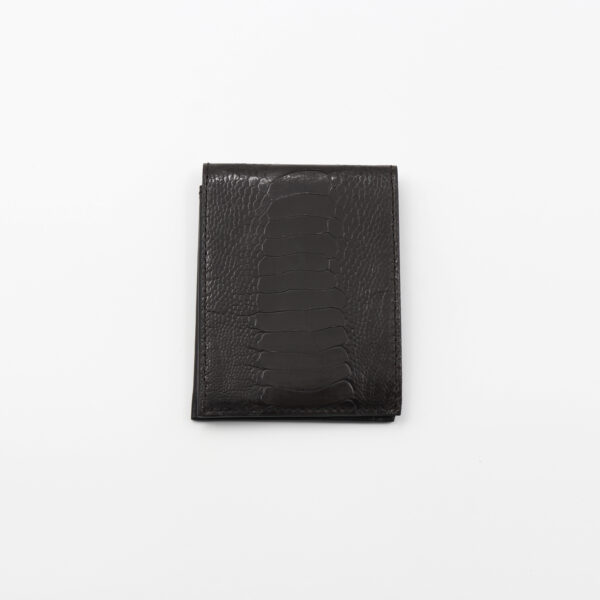 Jimmy Ro / Winklmayr - Espresso " Ostrich Leather Wallet